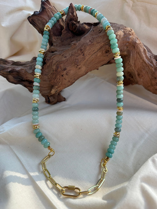 Coastal Tide Beaded Necklace