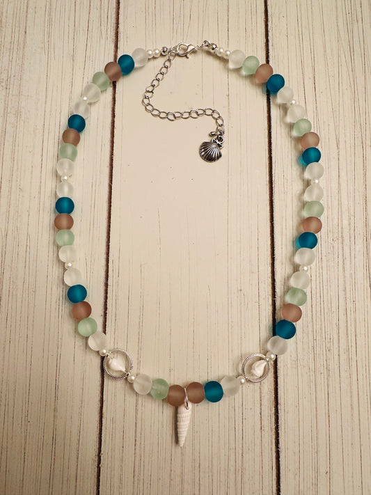 At the Beach Beaded Necklace