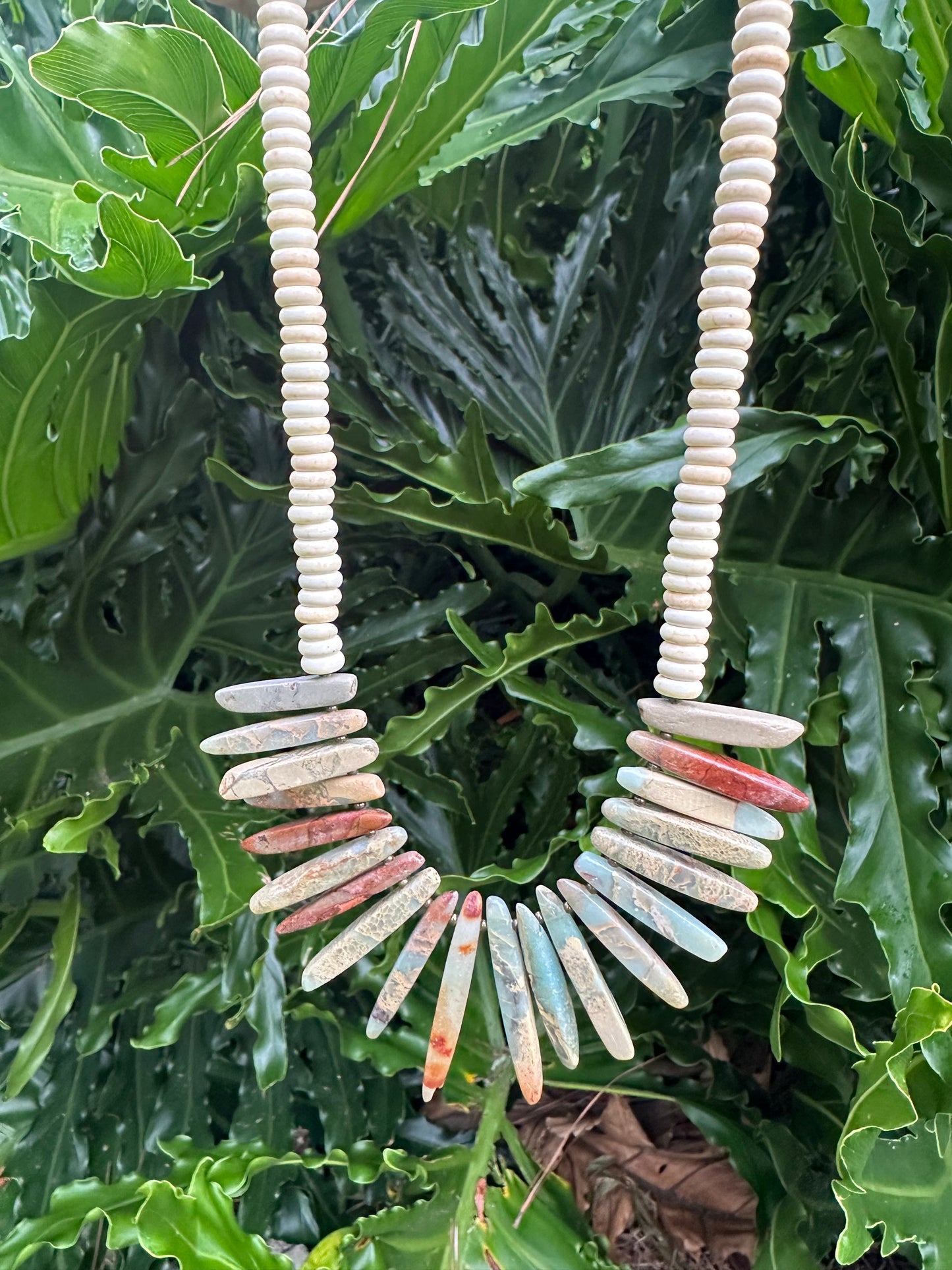 Bull River Tide Beaded Dagger Necklace