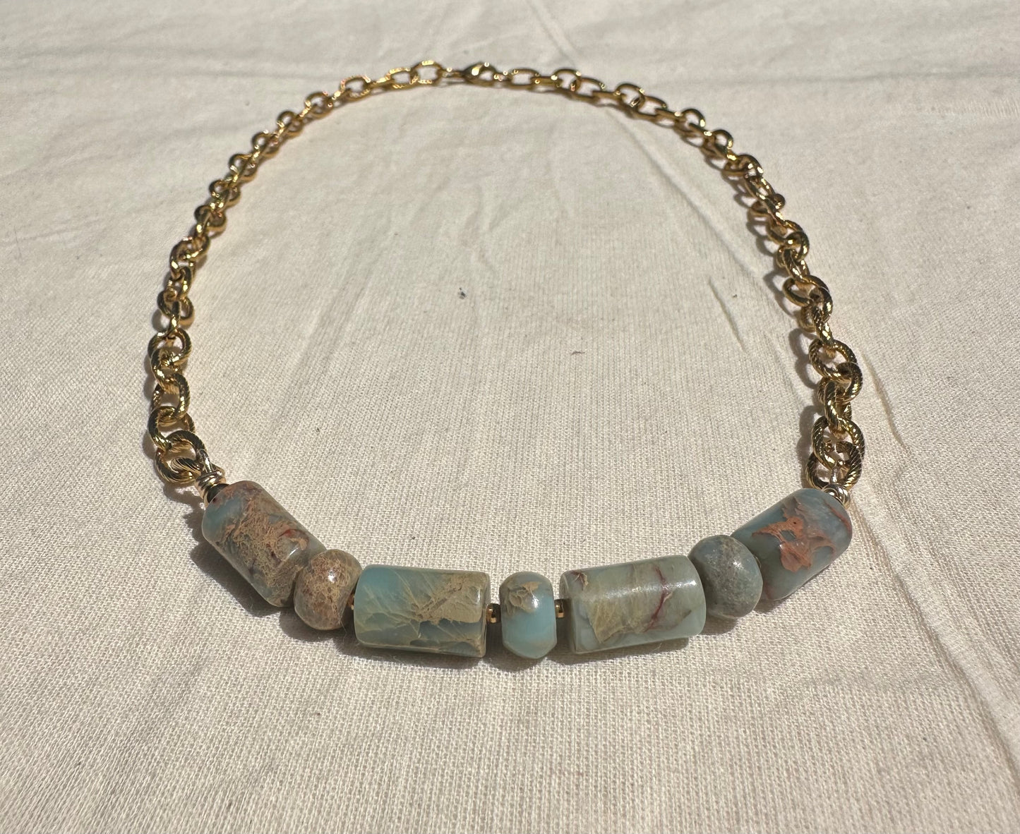 Aqua Terra Isle Bar Necklace