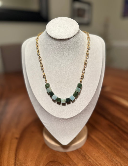 Coastal Line Isle Bar Necklace