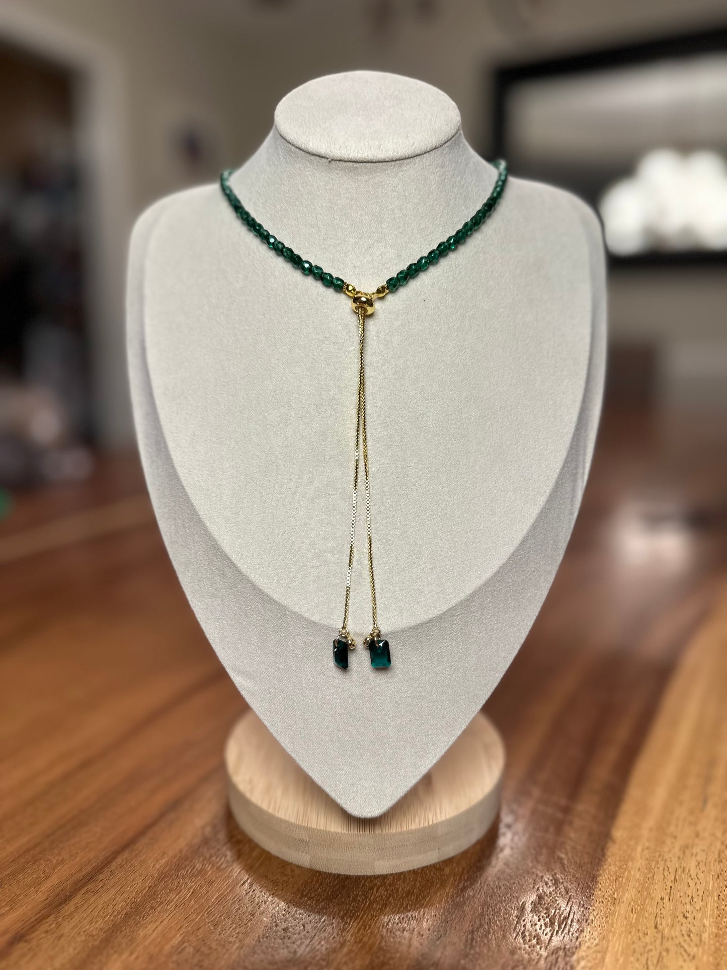 Emerald Drop Necklace