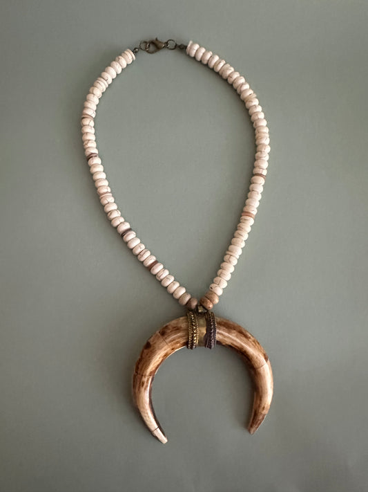 Bull River Crescent Necklace