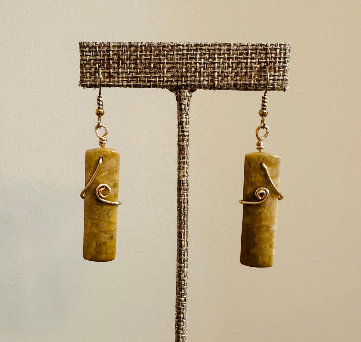 Fossil Coral Earrings
