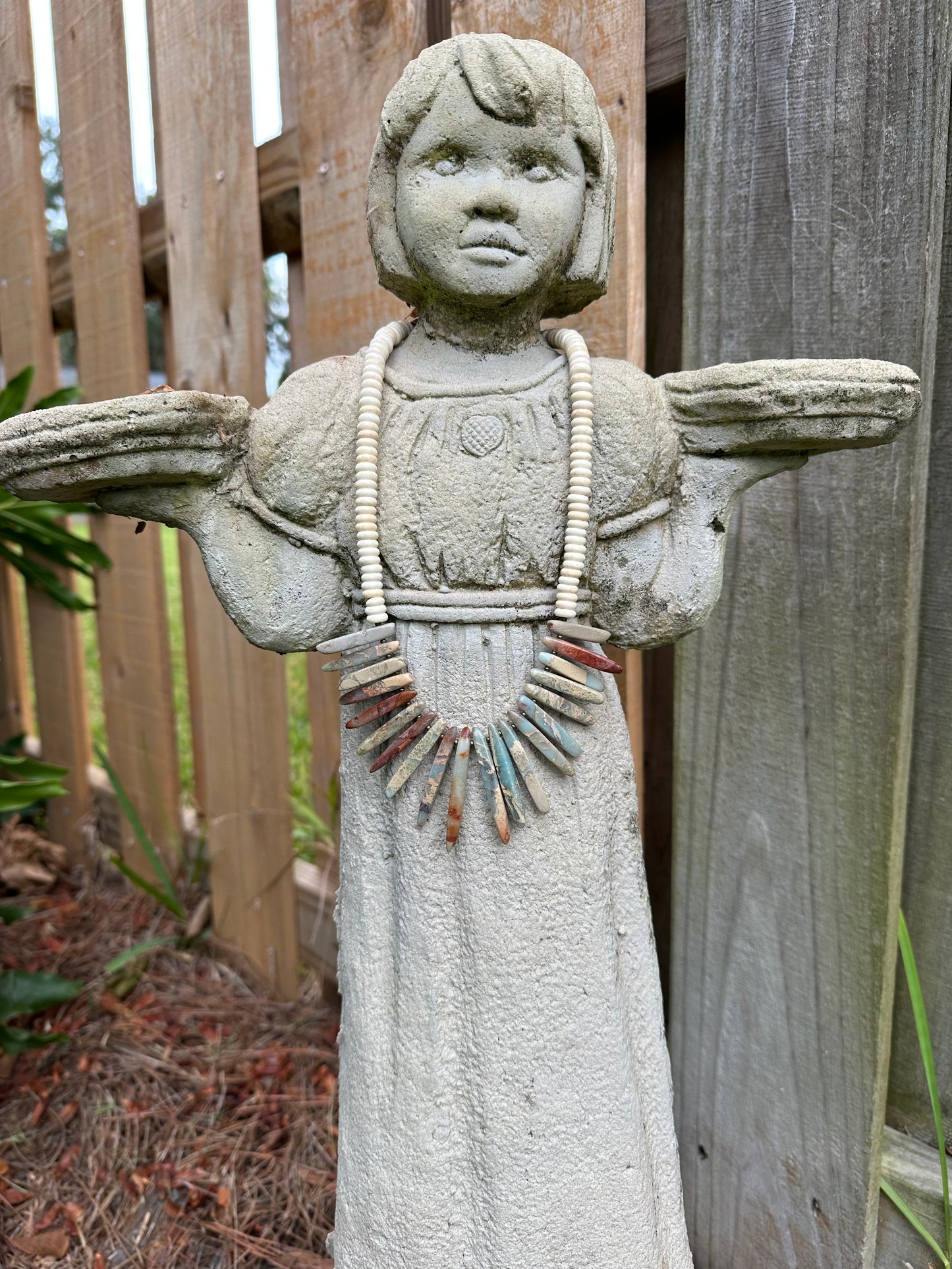 Bull River Tide Beaded Dagger Necklace