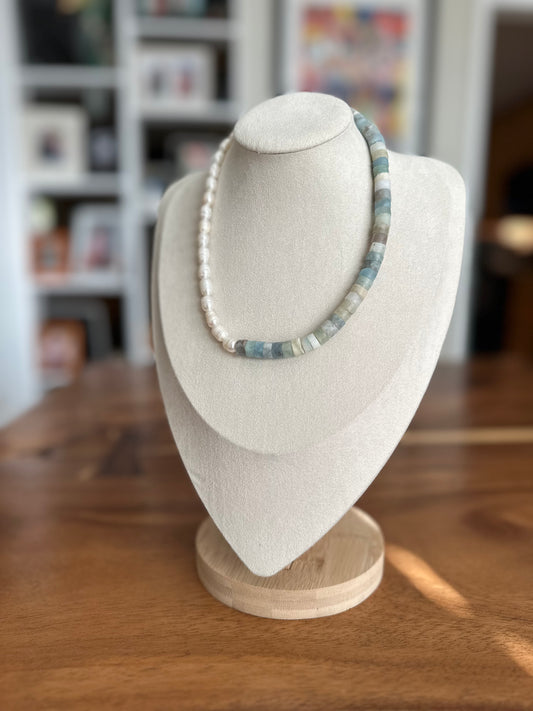 Sea-Washed Pearl Necklace