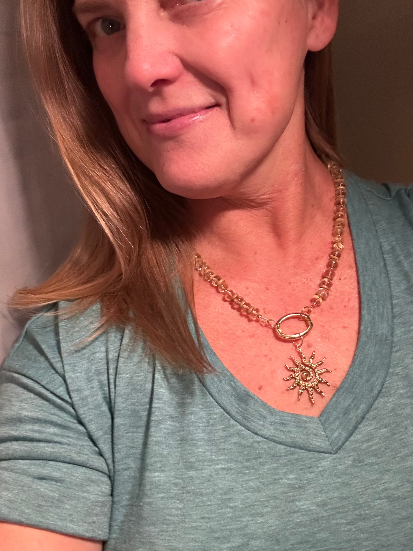 Sol Drift Beaded Necklace