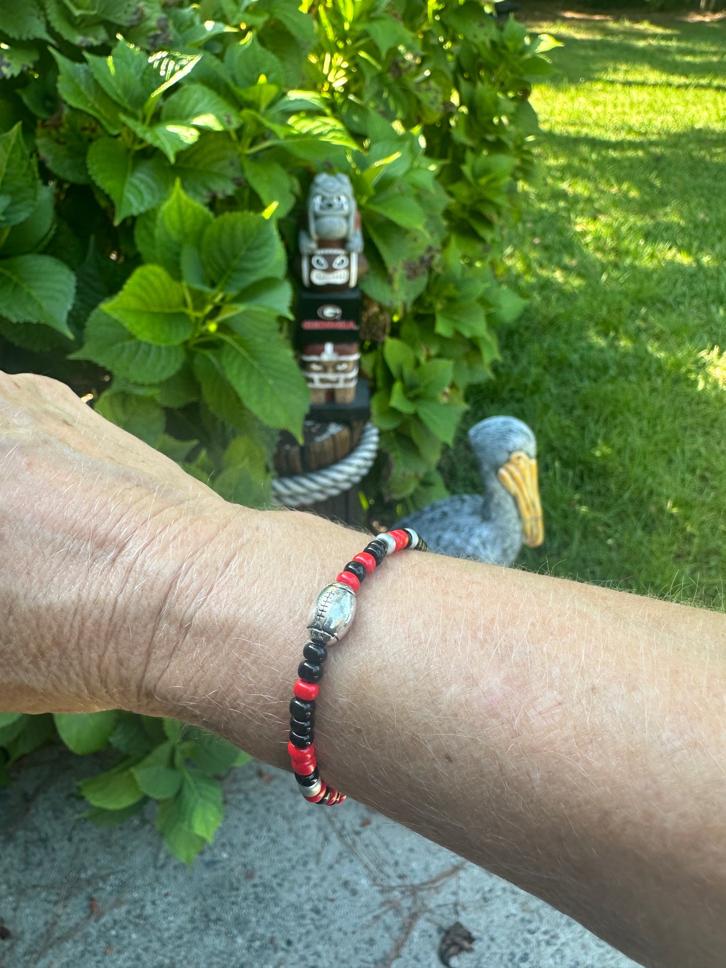 Silver Britches Beaded Bracelet