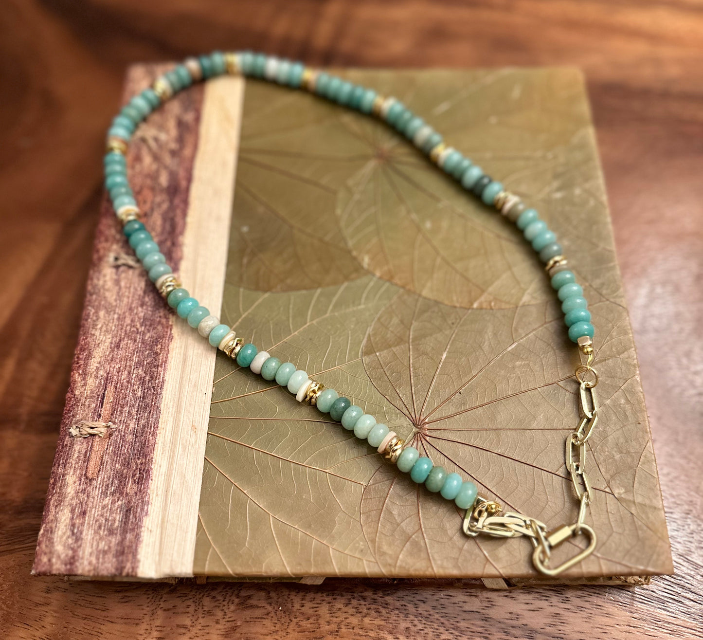 Coastal Tide Beaded Necklace