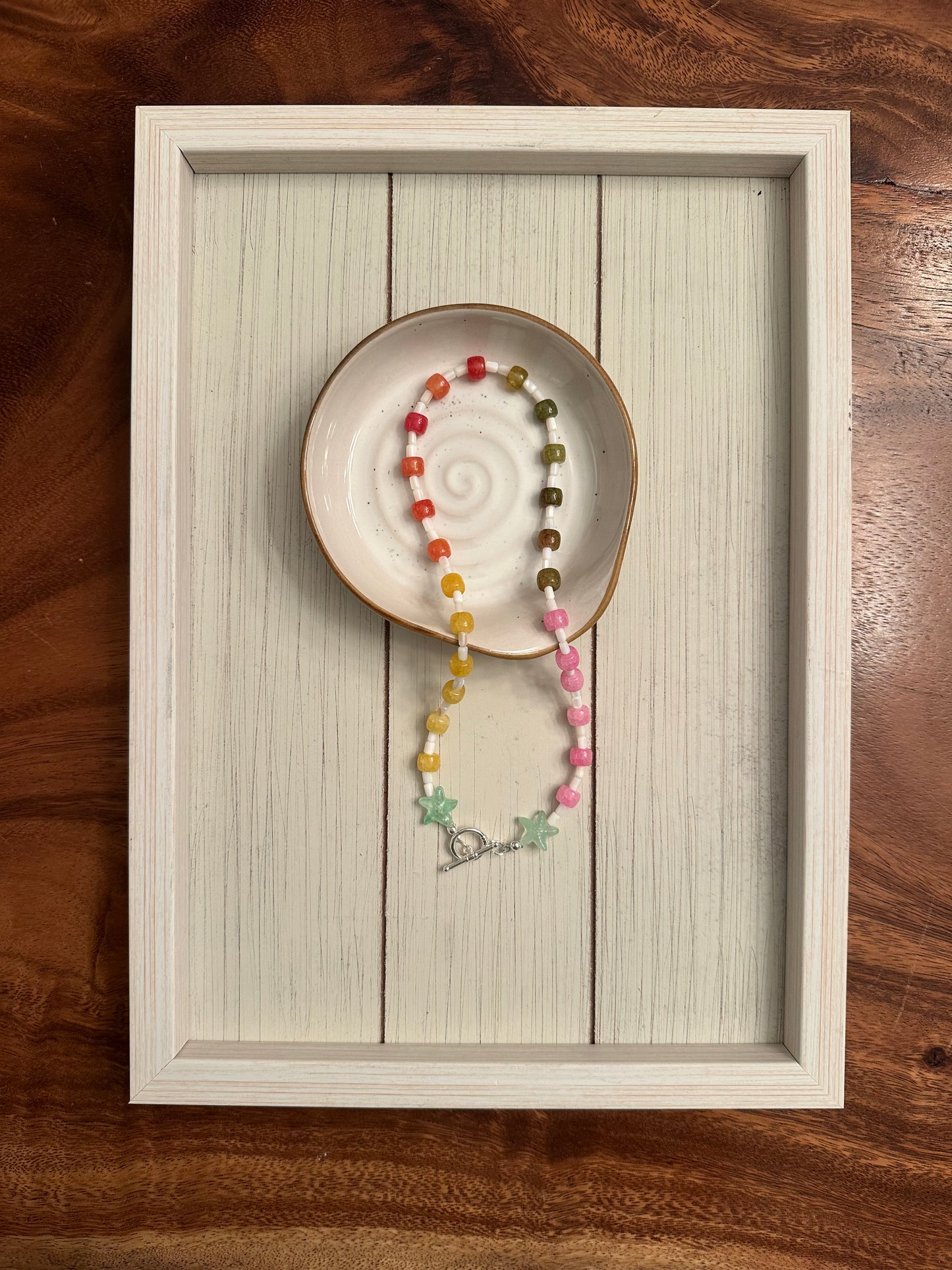 Starfish Shore Beaded Necklace