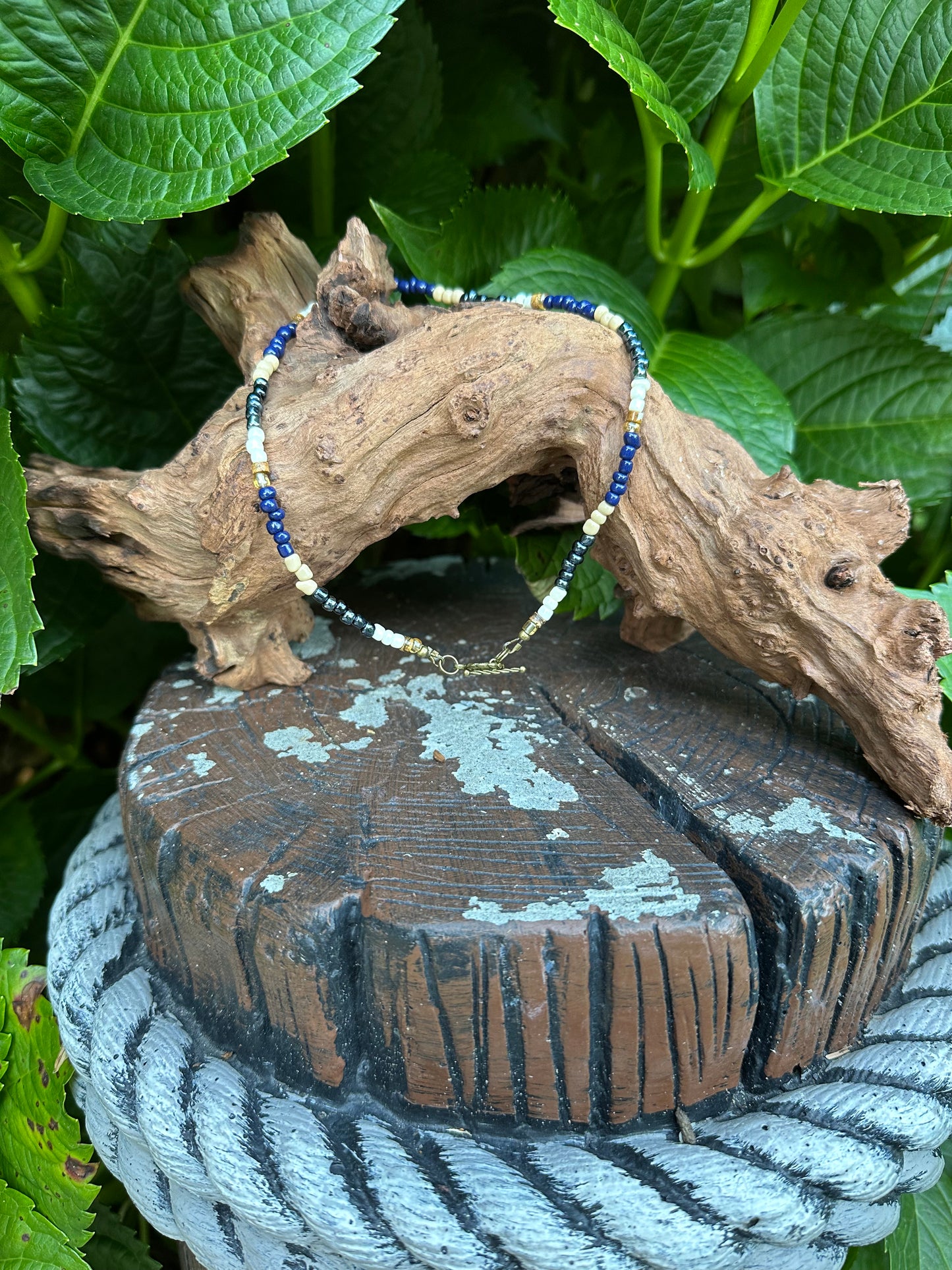 Denim Drift Beach Coastal Choker