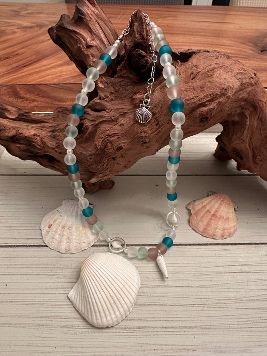 At the Beach Beaded Necklace